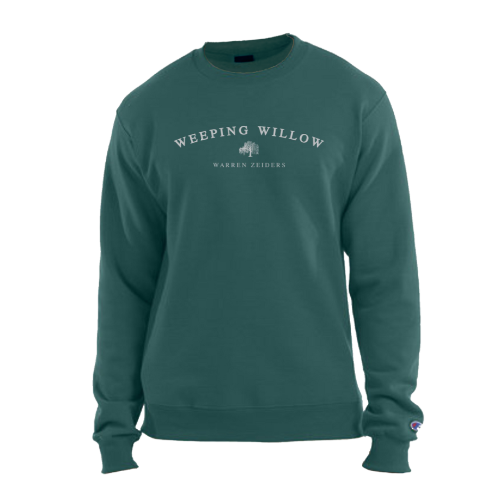 Weeping Willow Champion Crewneck Sweatshirt Emerald Green