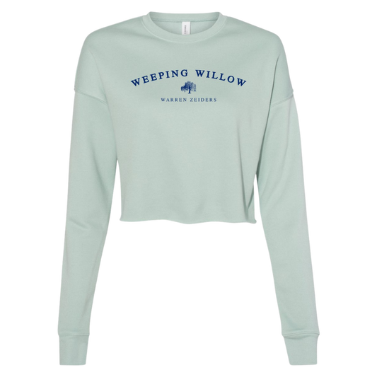 Weeping Willow Ladies Cropped Fleece Crew