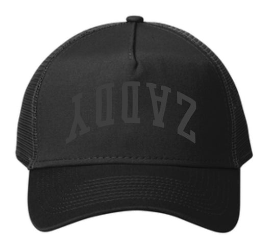 NEW Black on Black Zaddy Hat
