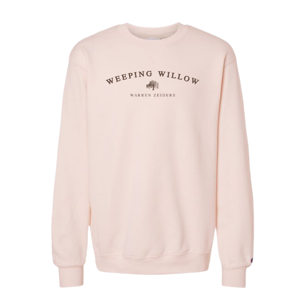 Weeping Willow Champion Crewneck Sweatshirt - Blush Pink ...